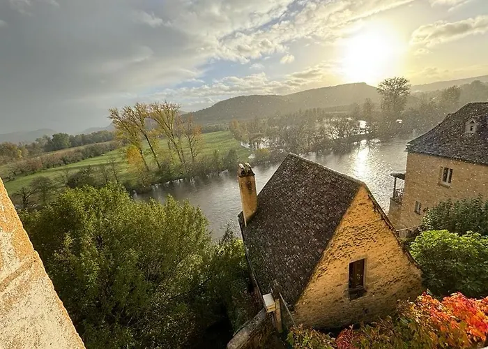 Duplex Vue Exceptionnel Sur La Dordogne Apartmán *